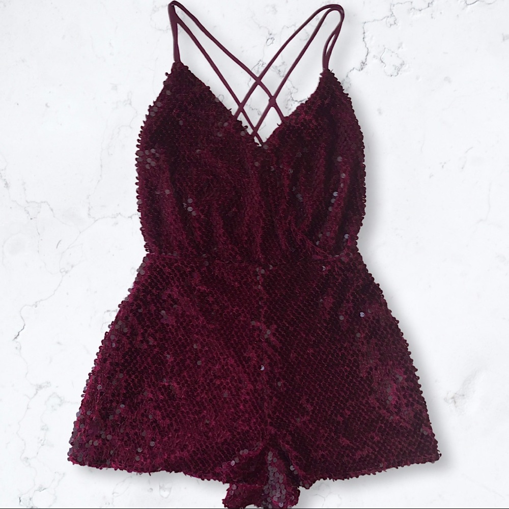 Forever 21 Sequenced Romper 😍